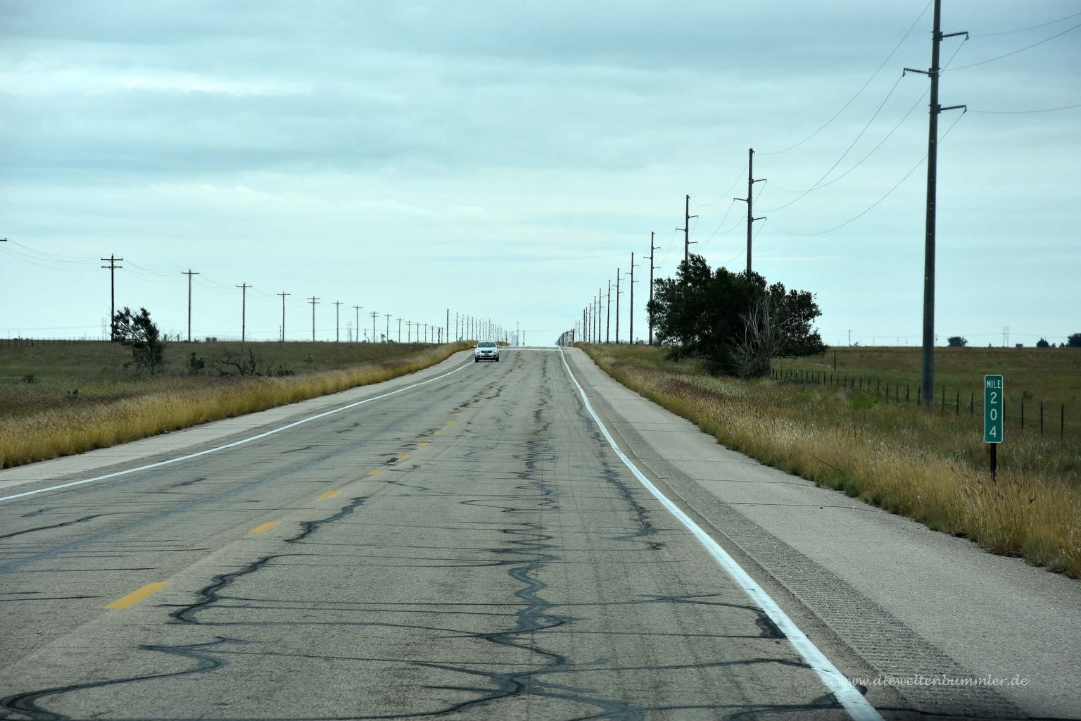 Weite Straße nach Texas