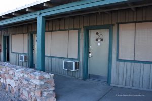 Motelzimmer im Death Valley Nationalpark