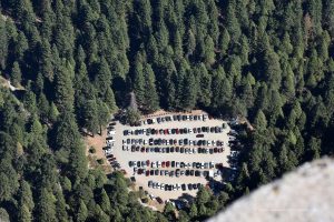 Parkplatz im Yosemite Park