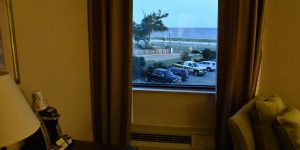 Hotelzimmer mit Blick auf den Golf von Mexiko
