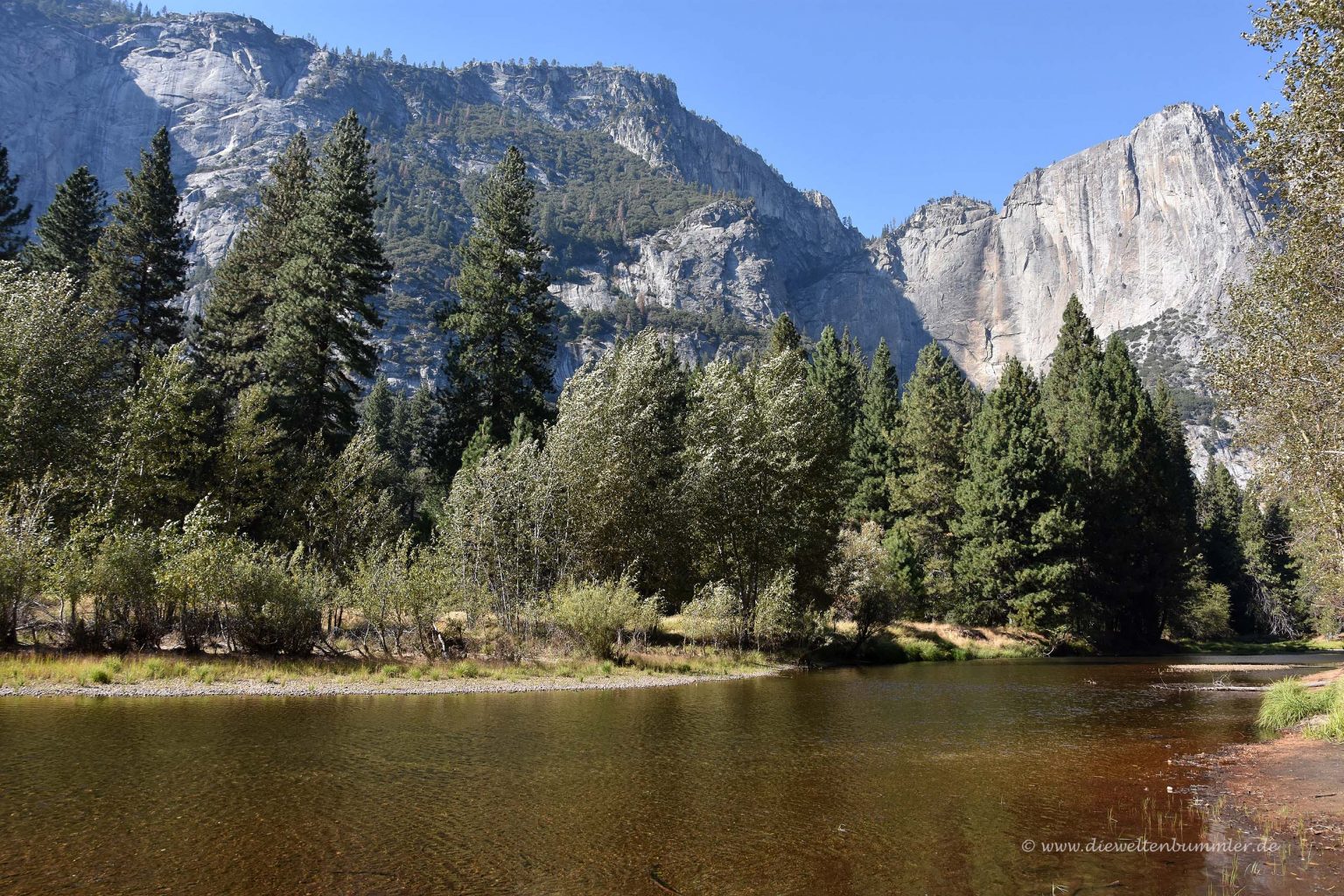 Fluss im Yosemite Valley