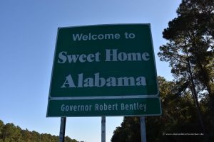 Weiter geht es durch Alabama