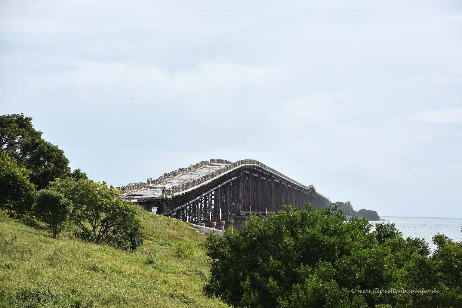 Alte Eisenbahnbrücke auf den Key-Inseln