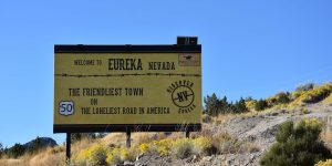 Eureka ist eine der Ortschaften am Highway