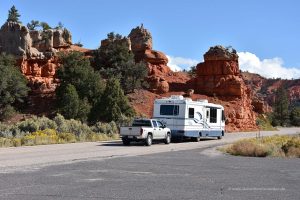 Wohnmobil im Red Canyon