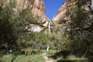 Wasserfall am Calf Creek Point