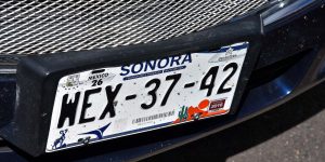 Mexikanisches Autokennzeichen