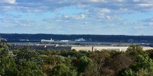 Blick zum Pentagon
