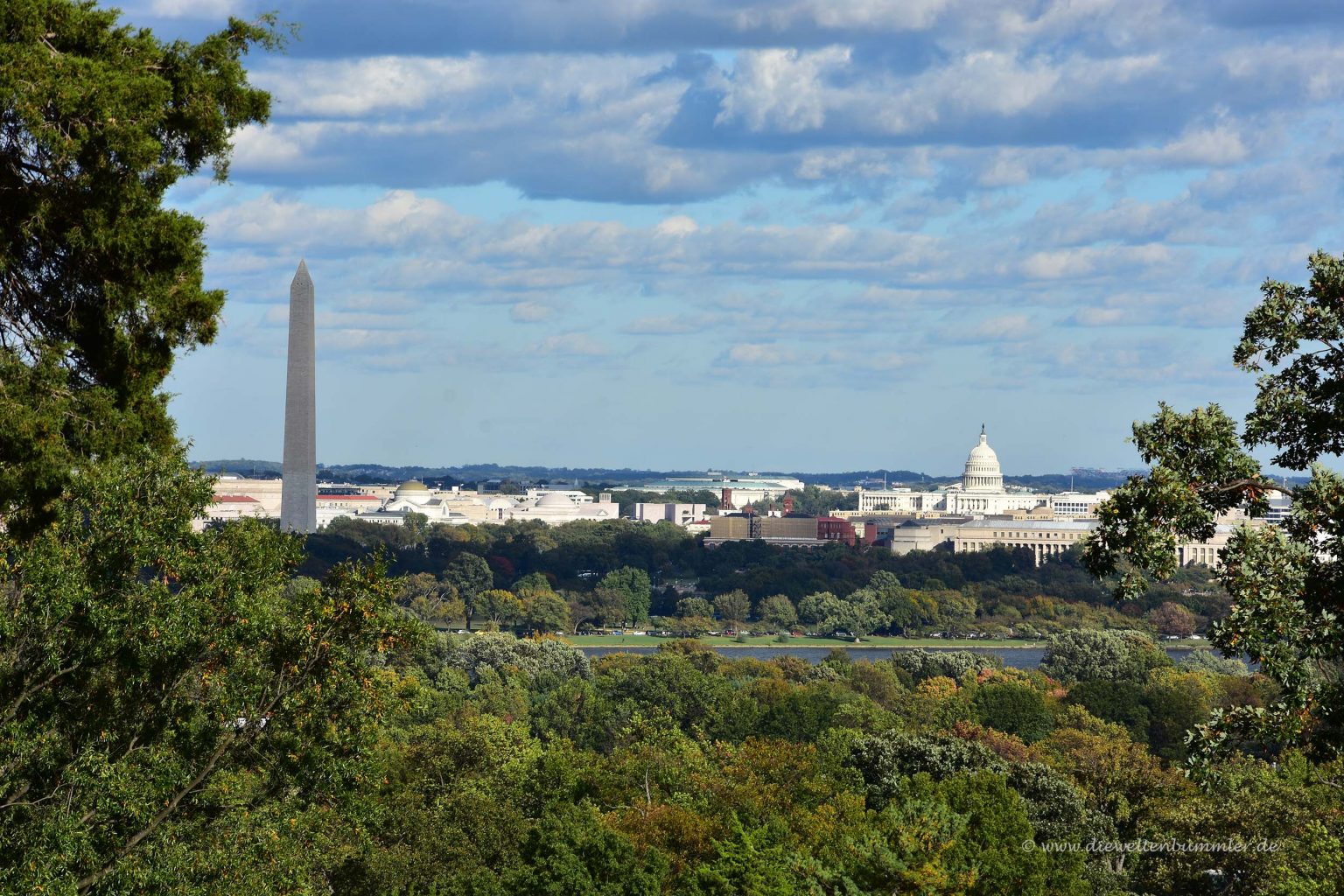 Ausblick über Washington