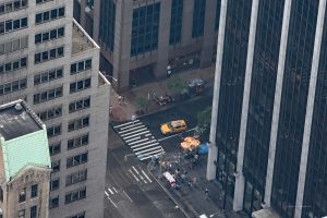 Straßenschlucht von New York