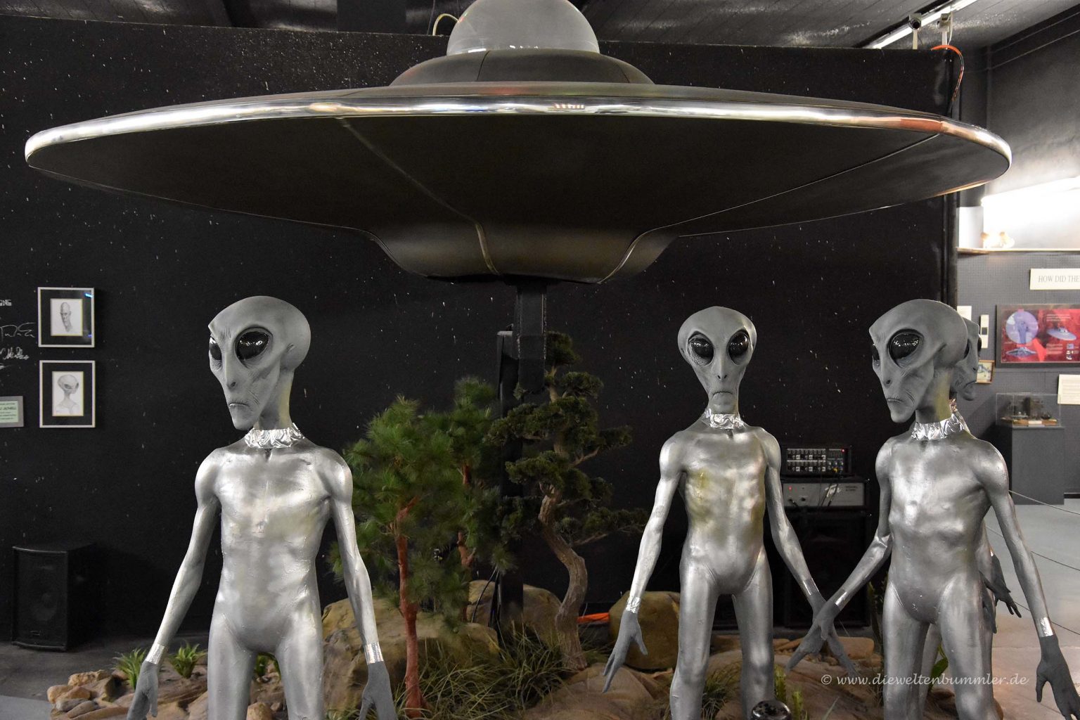 Außerirdische im UFO-Museum