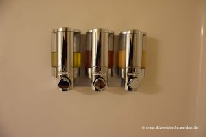 Nett im Bad des Motels