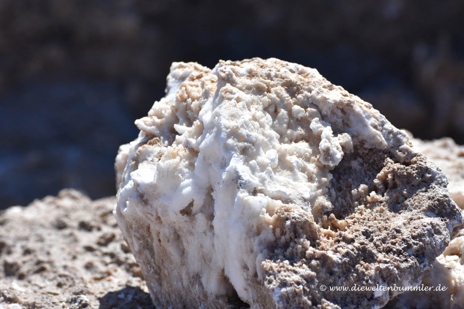 Salz im Death Valley