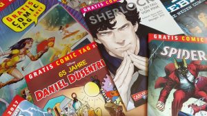 Drei kostenlose Comics