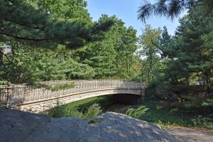 Holzbrücke im Central Park