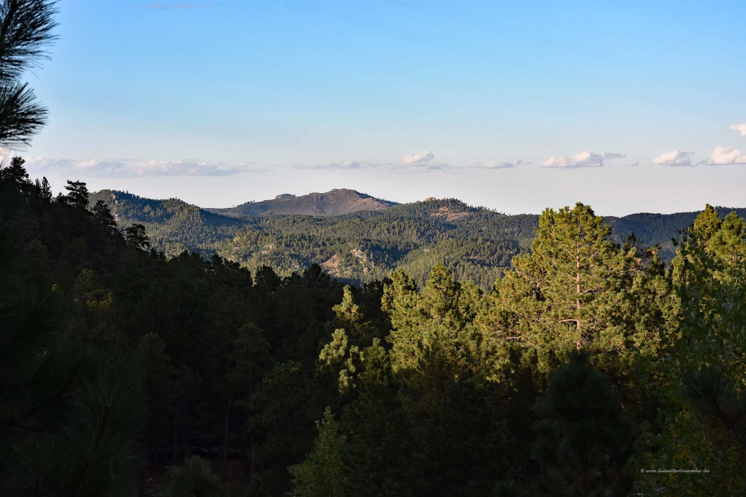 Landschaft rund um Mount Rushmore