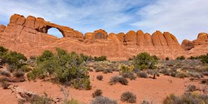 Wandern im Arches Nationalpark in Utah