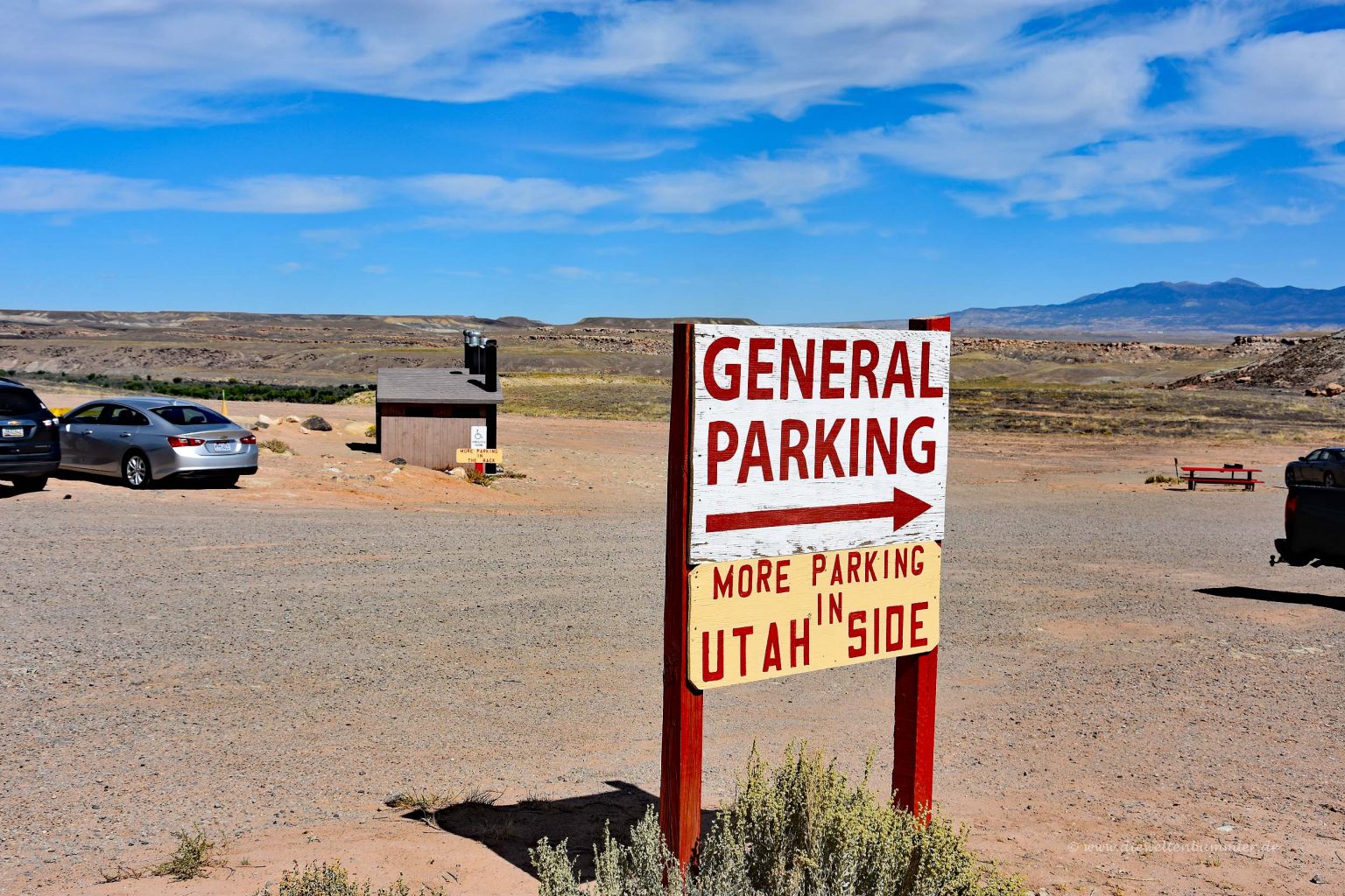 Weiterer Parkplatz in Utah