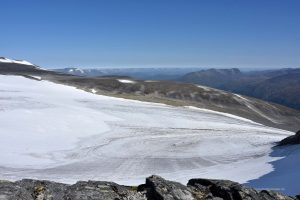 Blick auf den Gletscher