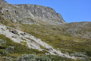 Der Wanderweg im unteren Bereich