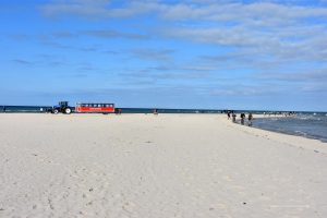 Rechts die Ostsee und links die Nordsee