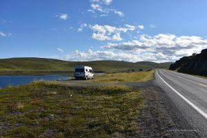 Parken auf dem Weg zum Nordkap