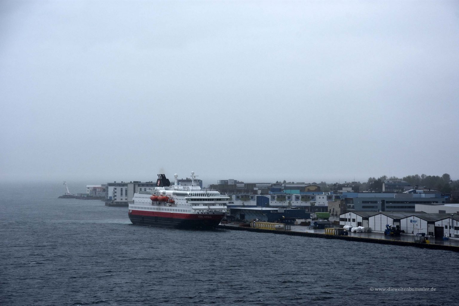Das Schiff King Gustav der Hurtigruten