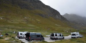 Übernachtungsplatz auf den Lofoten