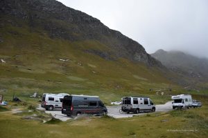 Übernachtungsplatz auf den Lofoten