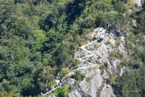 Aufstieg auf den Berg Aksla