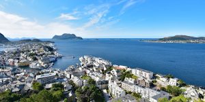 Ausblick vom Berg Aksla