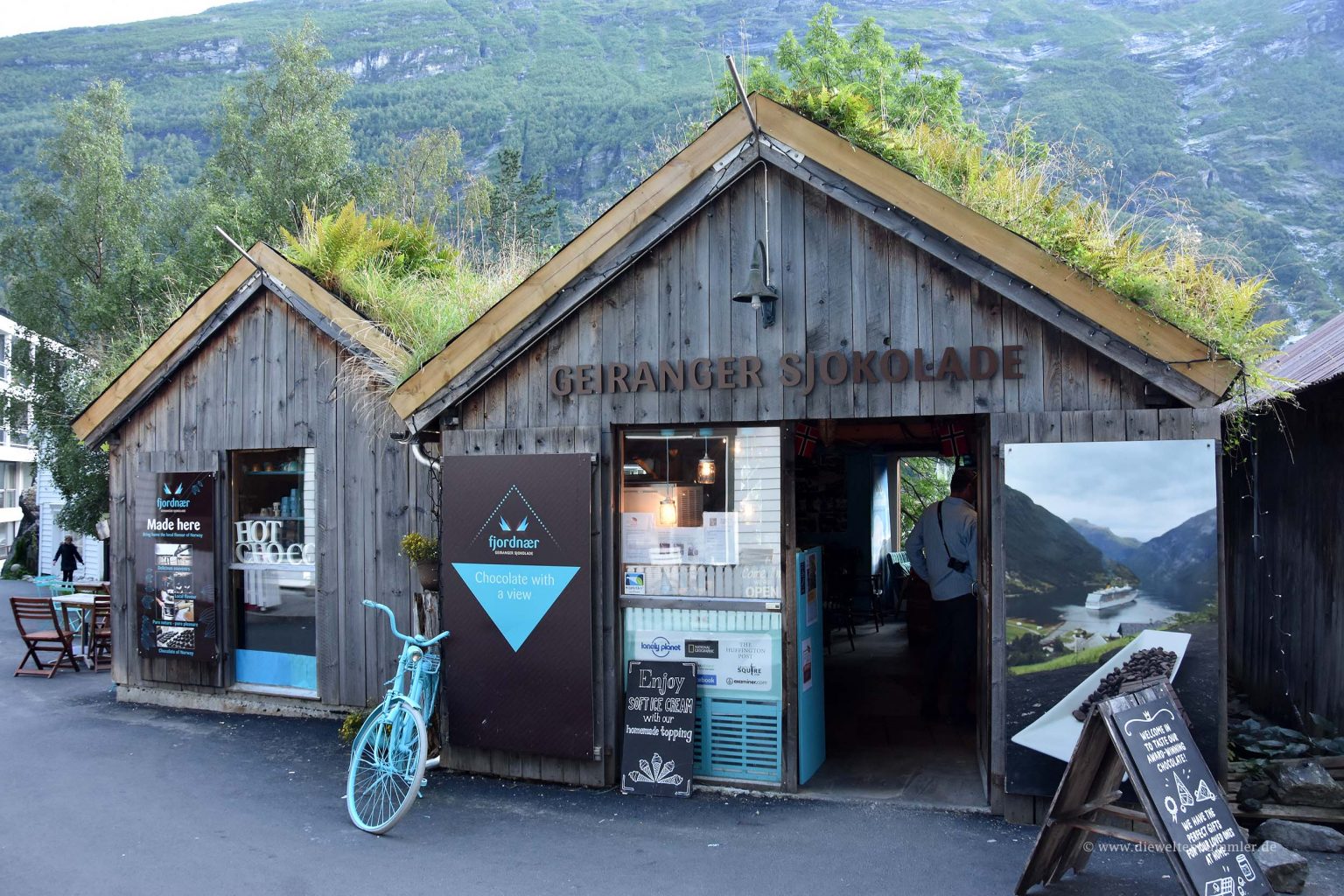 Schokolade in Geiranger