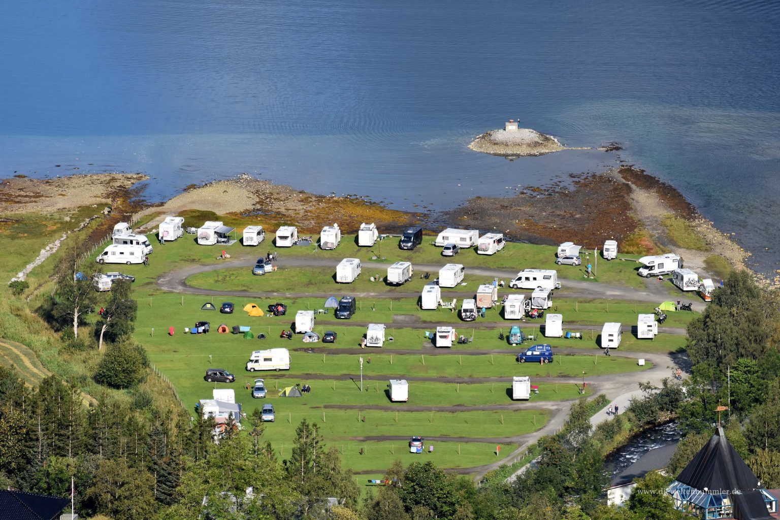 Campingplatz am Geirangerfjord