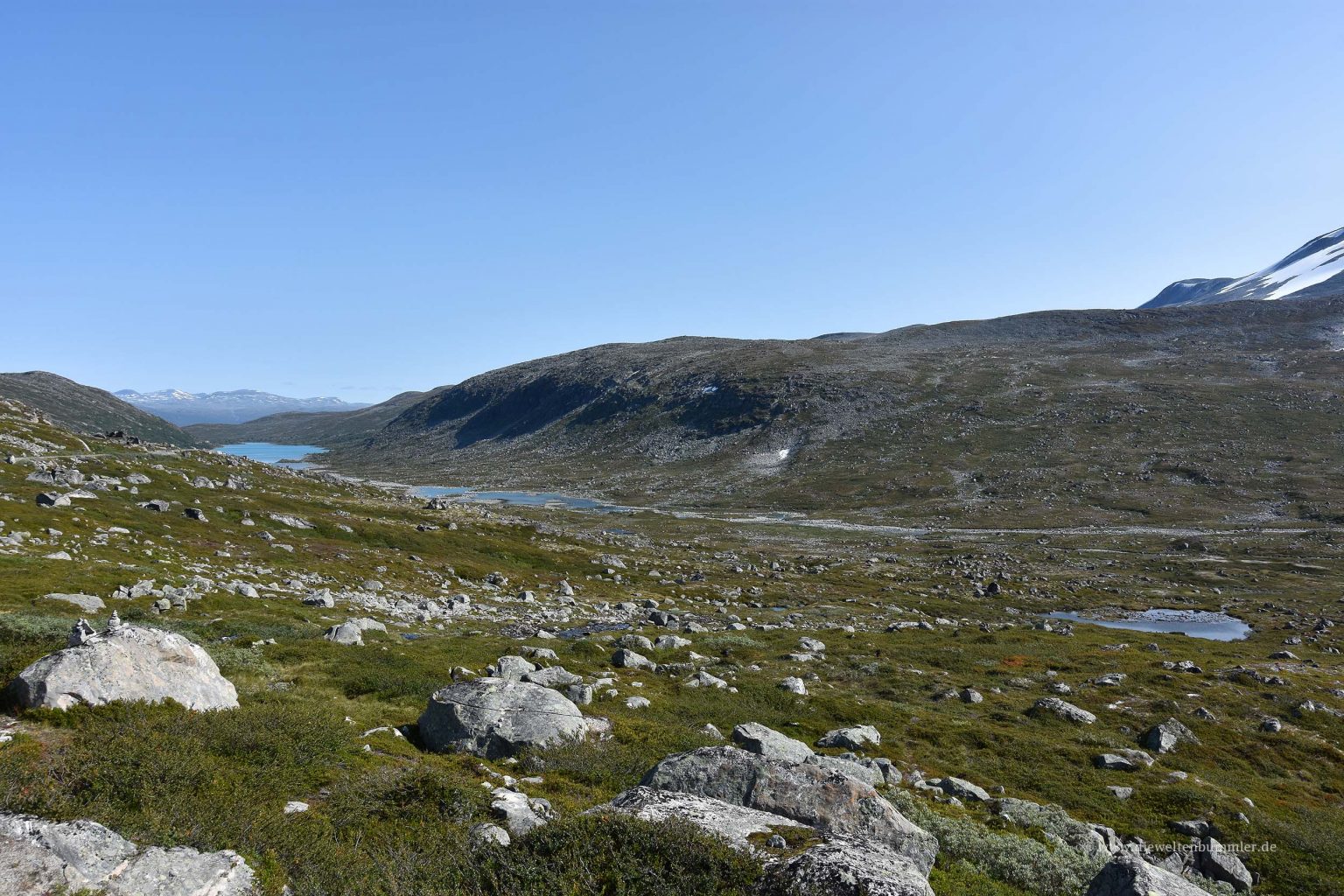 Landschaft an der Gamle Strynfjellvegen