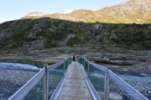 Hier beginnt der Aufstieg zum Galdhoppigen