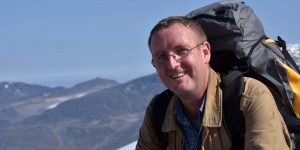 Michael Moll auf dem Galdhoppigen