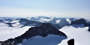 Ausblick vom höchsten Berg Norwegens