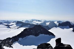 Ausblick vom höchsten Berg Norwegens