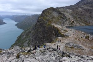 Blick zurück auf Bessvattnet und Gjendesee