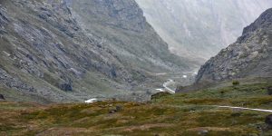 Schlechtes Wetter im Sognefjell