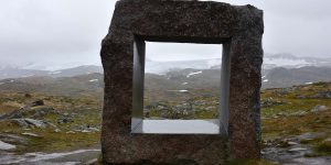 Skulptur im Sognefjell