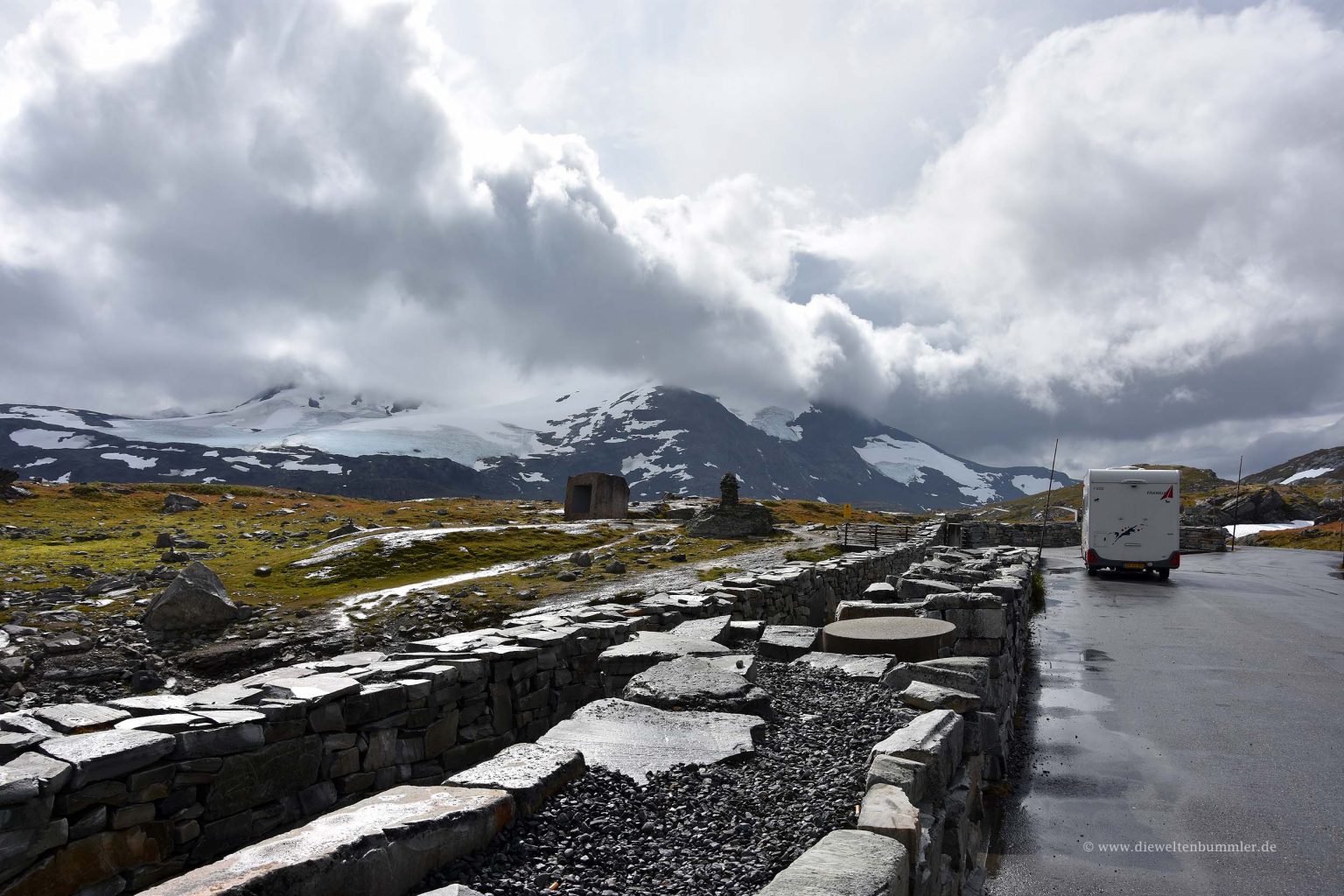 Parkplatz am Sognefjellvegen