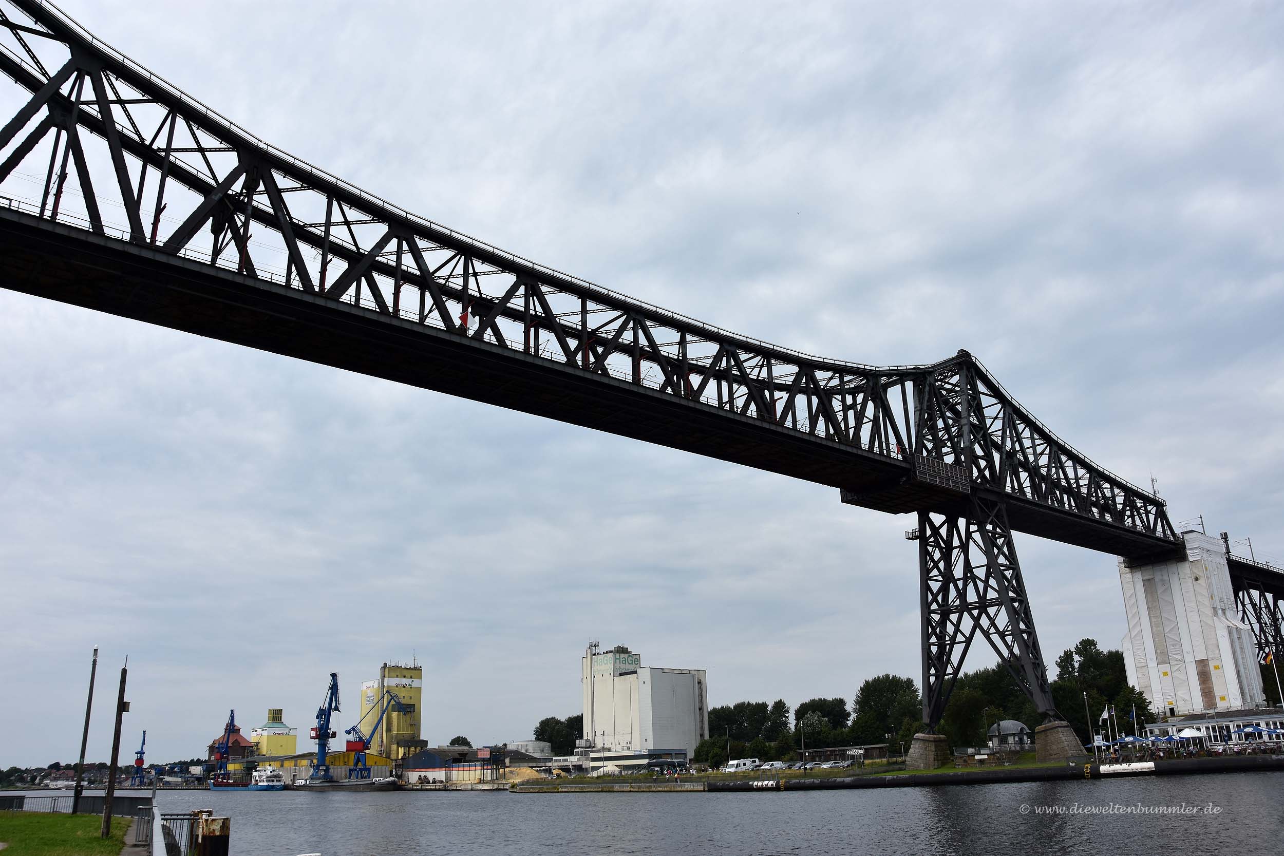 Brücke der Schwebefähre in Rendsburg