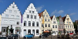 Am Marktplatz in Friedrichstadt