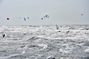 Surfer in der Nordsee