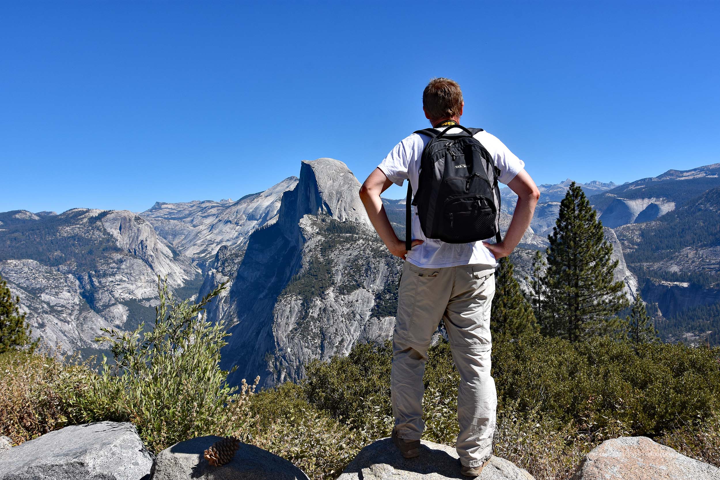 Da blicke ich auf den Half Dome