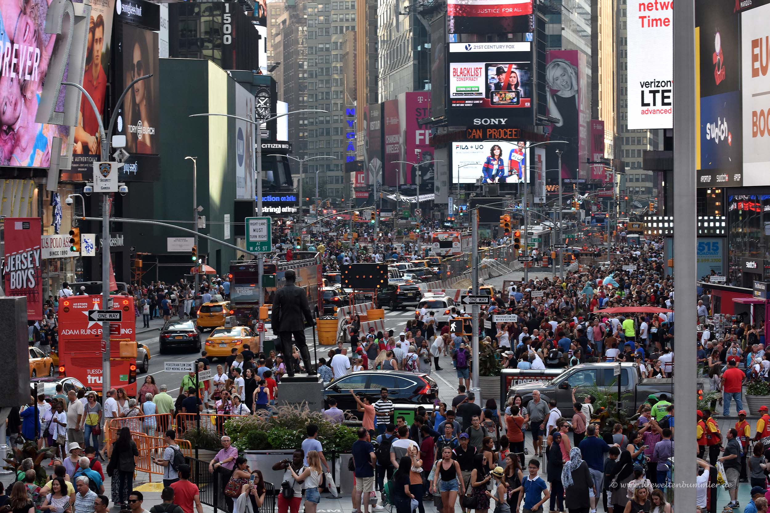 Menschenmassen am Times Square