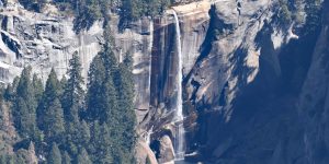 Vernal Fall mit wenig Wasser