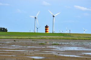 Wattenmeer vor dem Leuchtturm