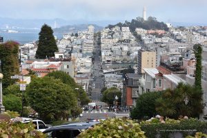 Ausblick von der Lombard Street